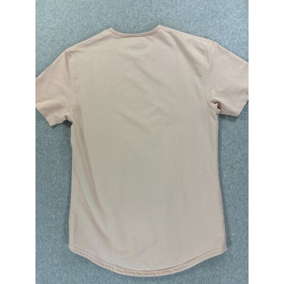 Bylt Basics Drop Cut LUX Crew Athletic Tee Shirt‎ (Men's Medium) Peach - Picture 9 of 9